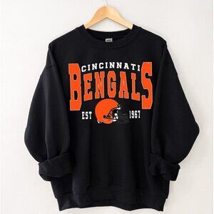 Cincinnati Bengals NFL Football Team Logo Sweatshirt Unisex Fan Apparel 159